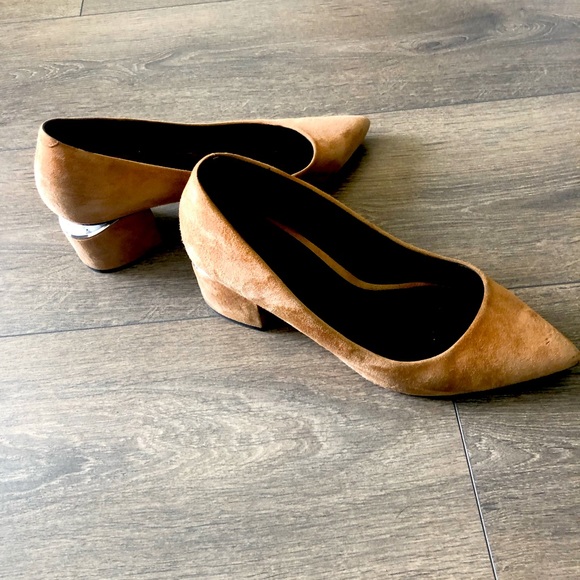 Camel suede Alexander Wang pumps size 8 - Picture 3 of 6